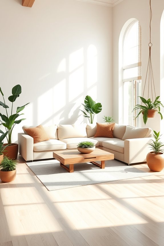 enhance ambiance with plants