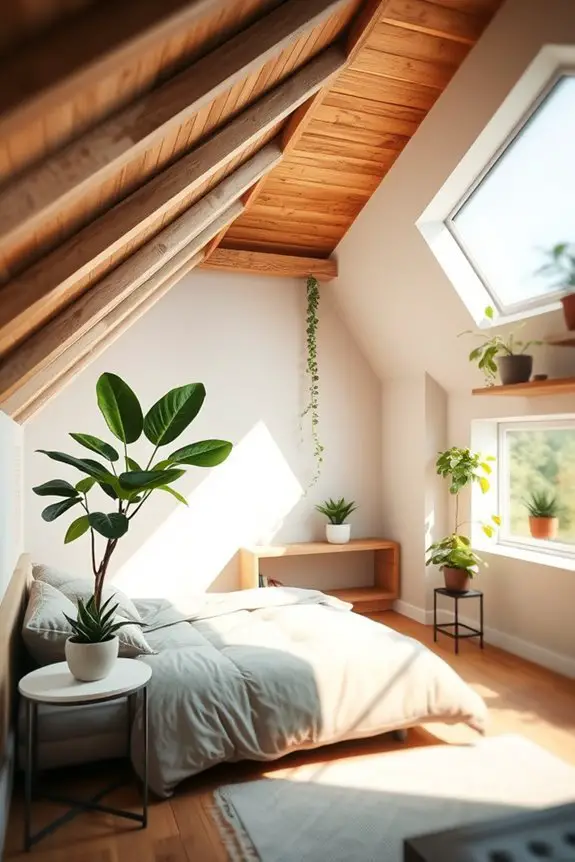enhance attic bedroom freshness