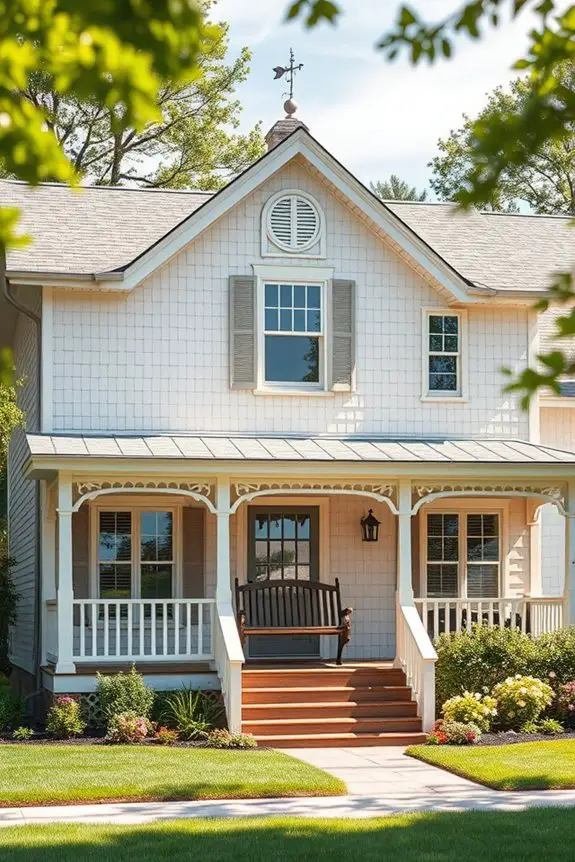 enhance farmhouse with trim