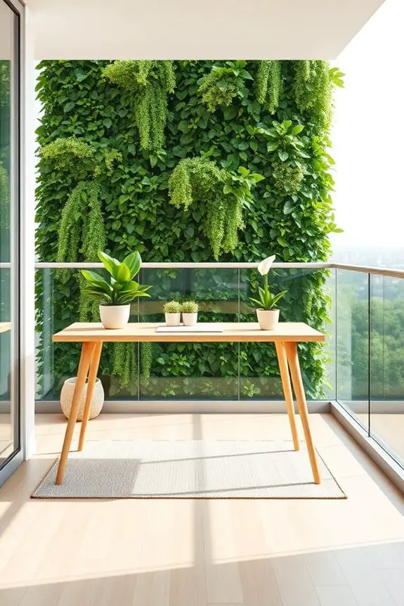 enhance focus with greenery
