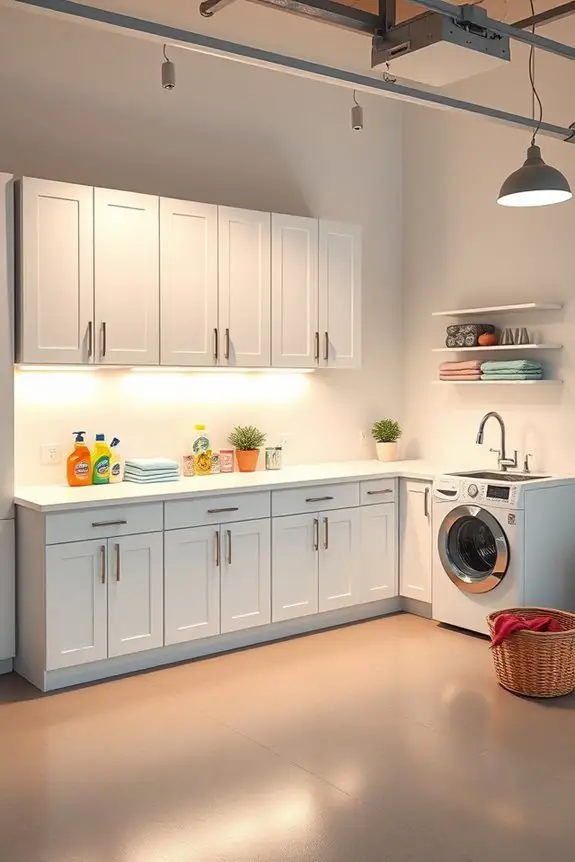 enhance garage laundry lighting