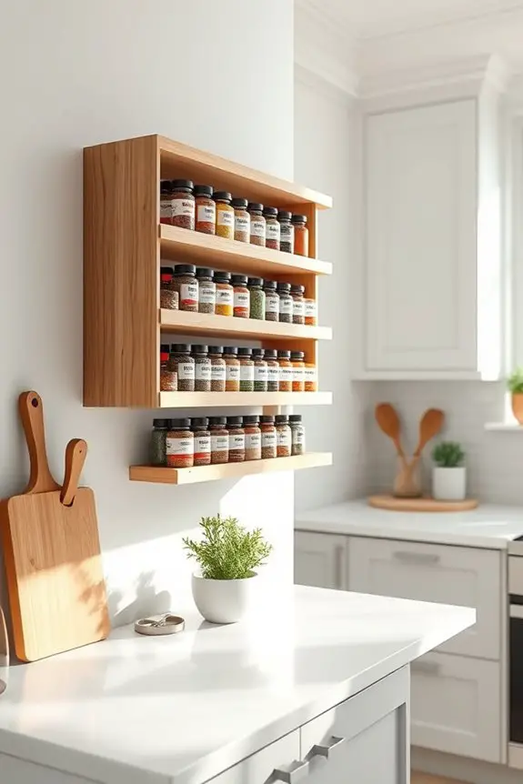 enhance kitchen spice organization