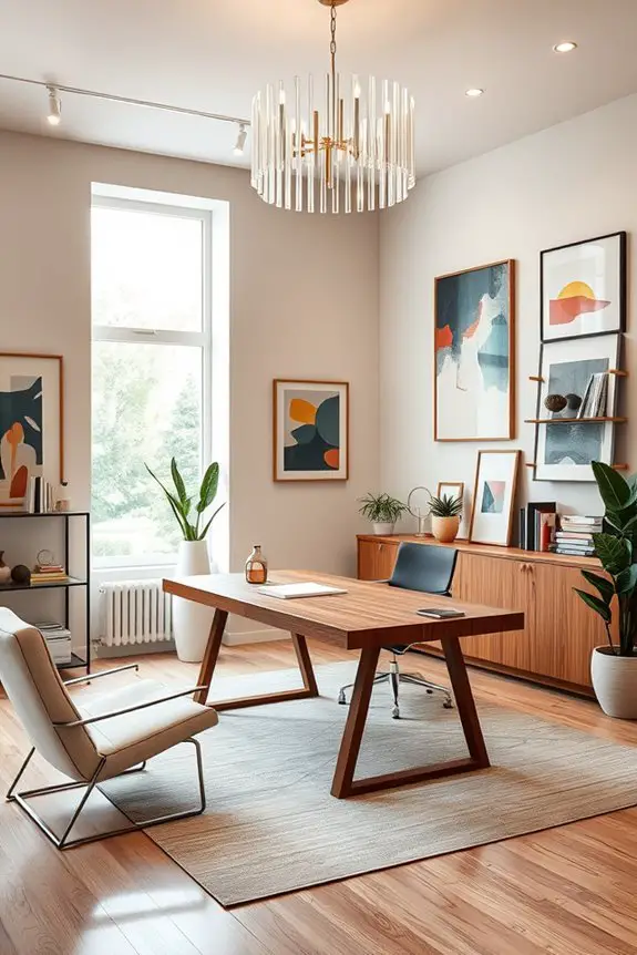 enhance office with art