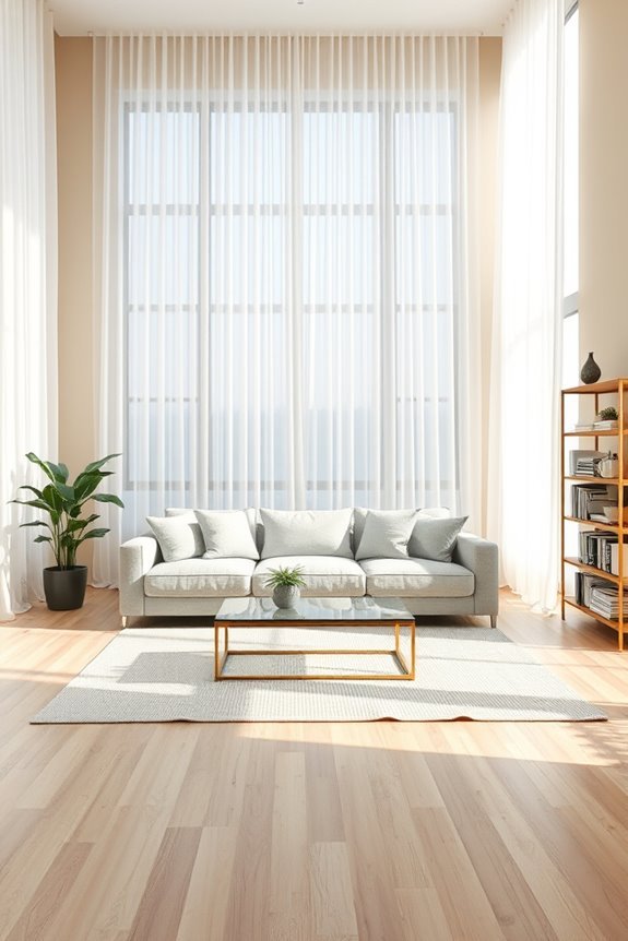 enhance space with curtains
