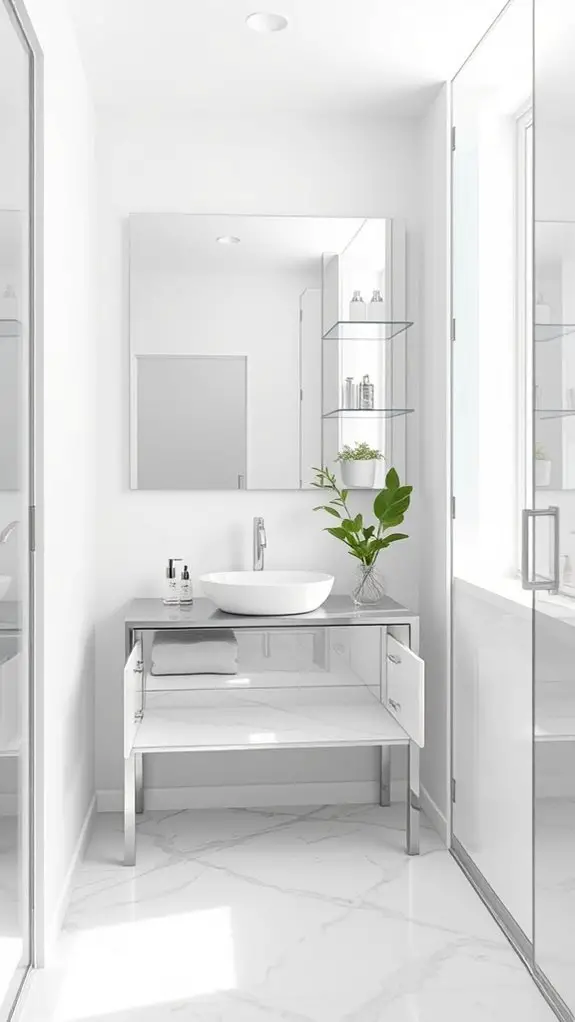 enhance space with mirrors