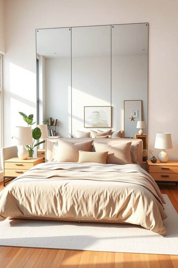 enhance space with mirrors