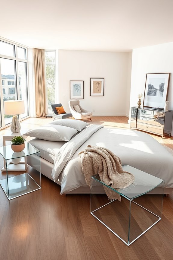 enhance space with transparency