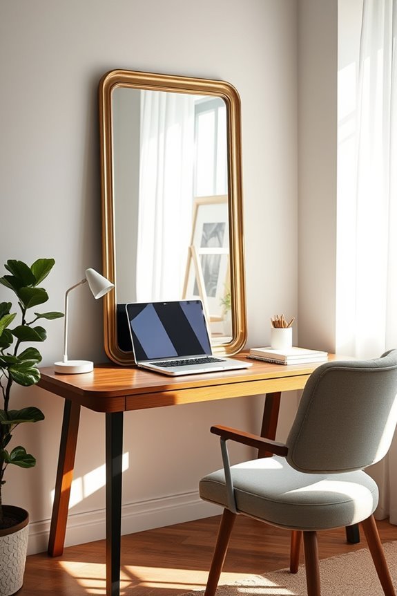 enhance workspace with mirrors