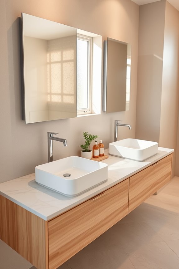 enhanced functionality with dual sinks