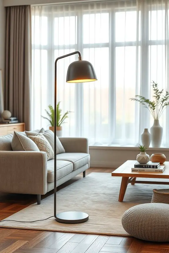enhancing ambiance with floor lamps