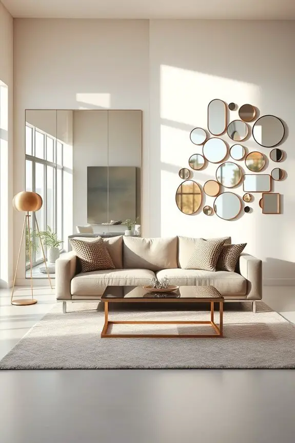 enhancing spaces with mirrors