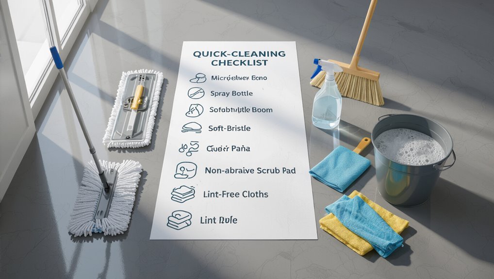 epoxy floor cleaning checklist