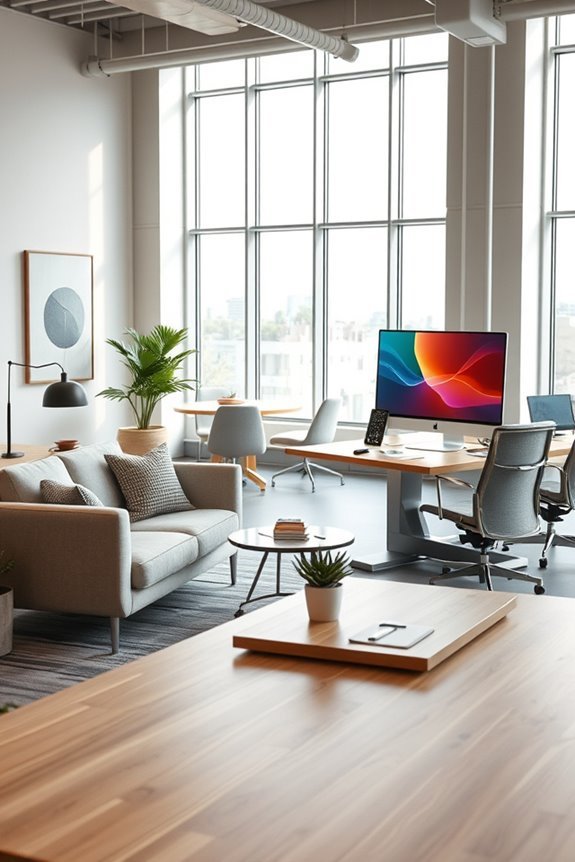 ergonomic furniture enhances productivity
