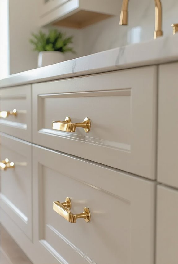 ergonomic gold cup handles