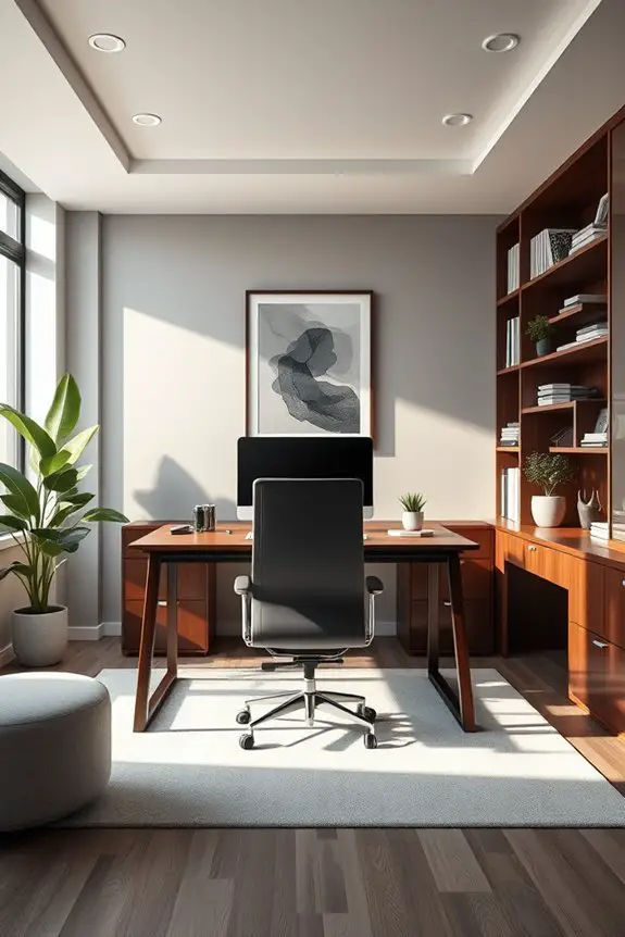 ergonomic organized productive workspaces