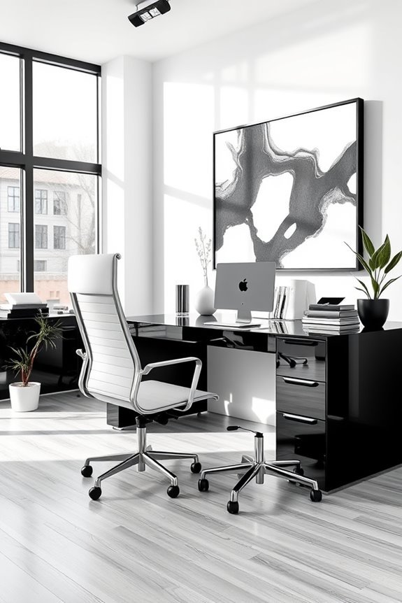 ergonomic organized workspace design