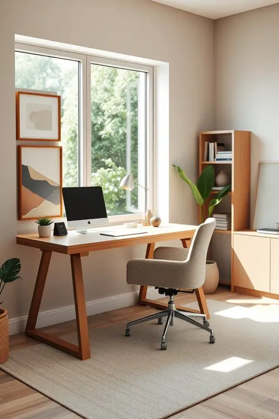 ergonomic productive home office