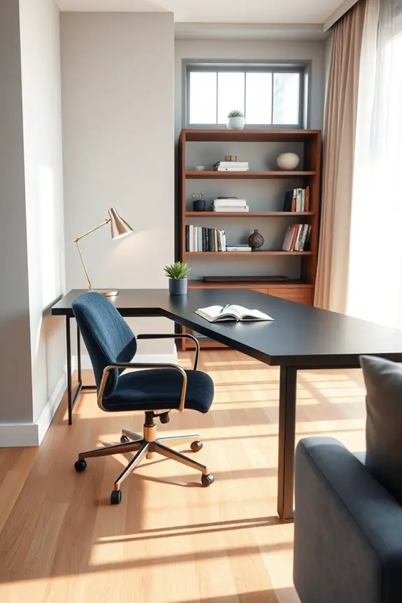 ergonomic stylish productive workspace