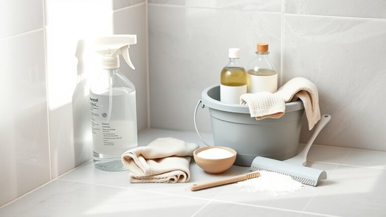 essential shower cleaning supplies