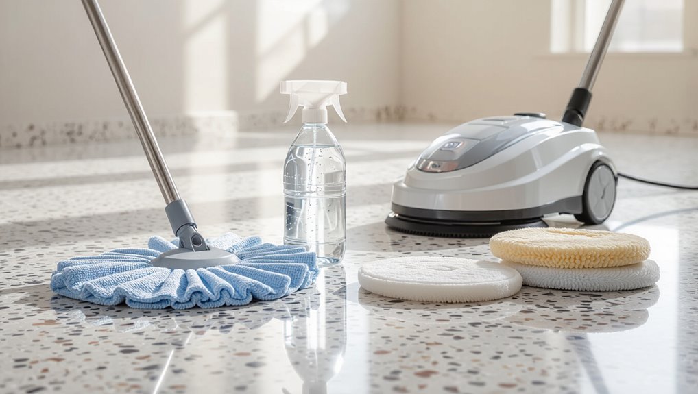 essential terrazzo cleaning tools