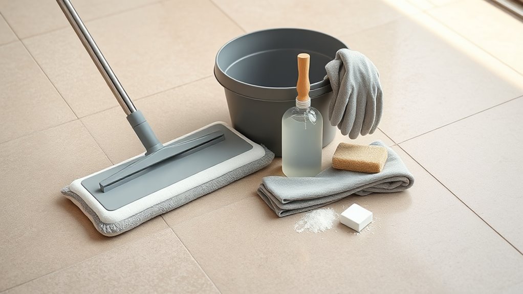 essential tile cleaning tools