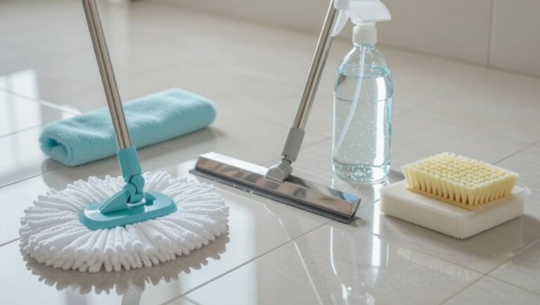 essential tile cleaning tools