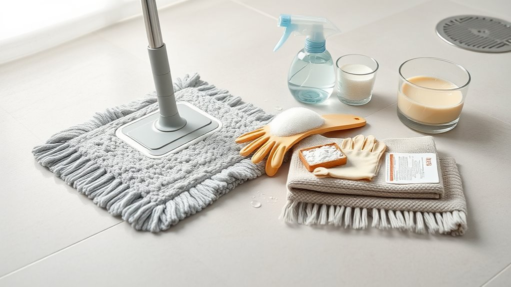 essential tile cleaning tools