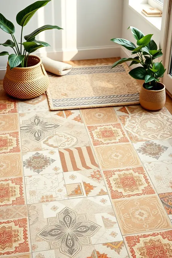 ethnic textiles enhance decor