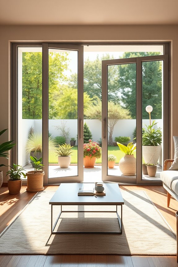 expansive indoor outdoor connection