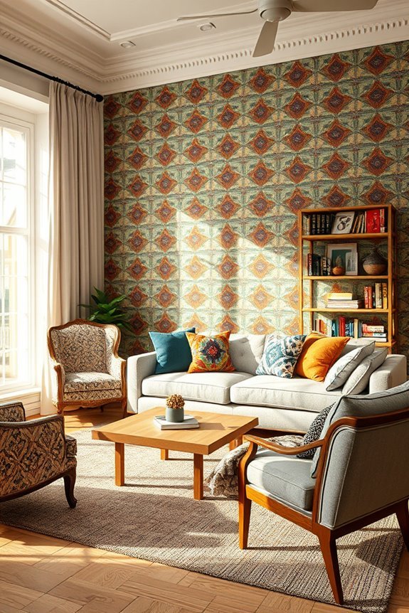 experiment with bold wallpaper