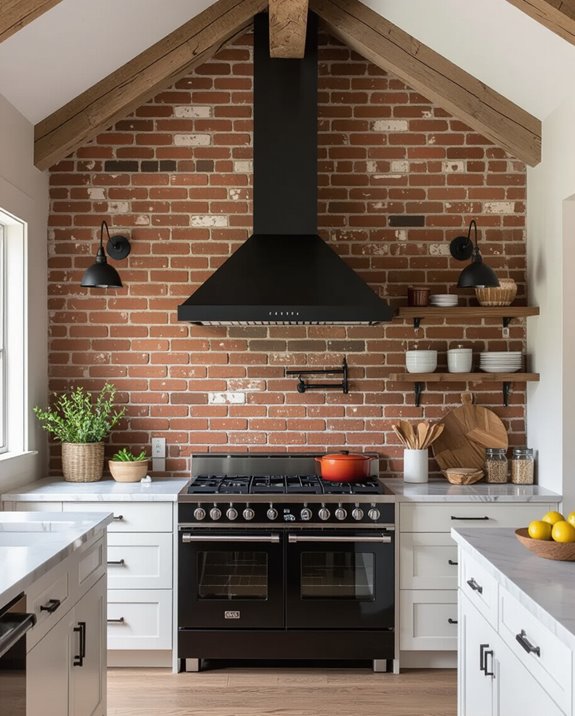 exposed brick warmth and texture