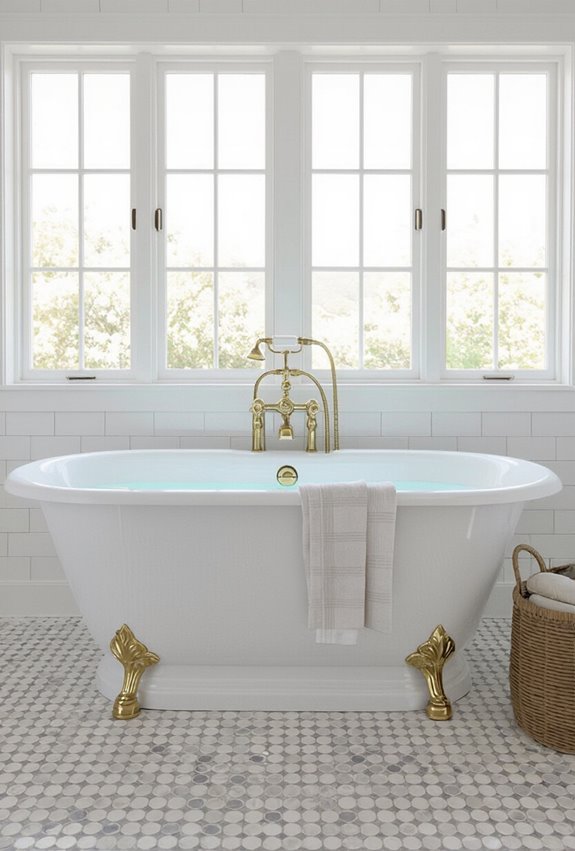 exposed pipe freestanding tub faucets