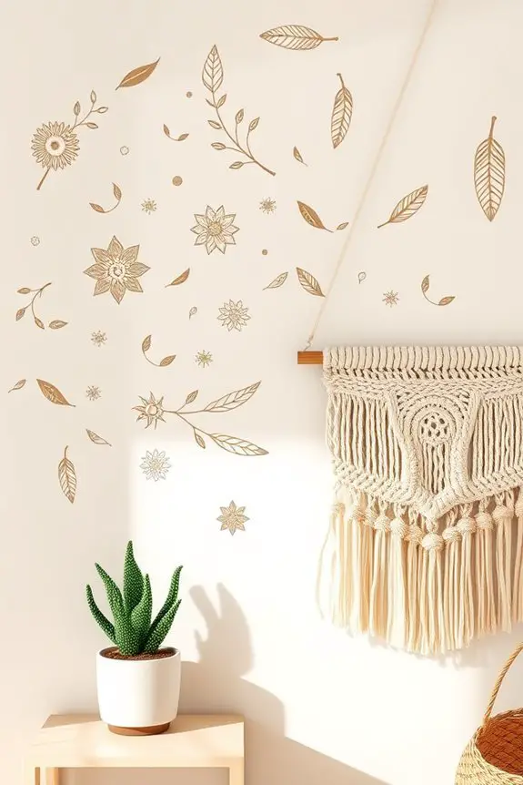 expressive removable wall decor