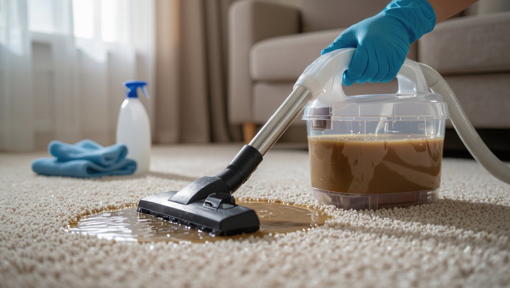 extract moisture and residue
