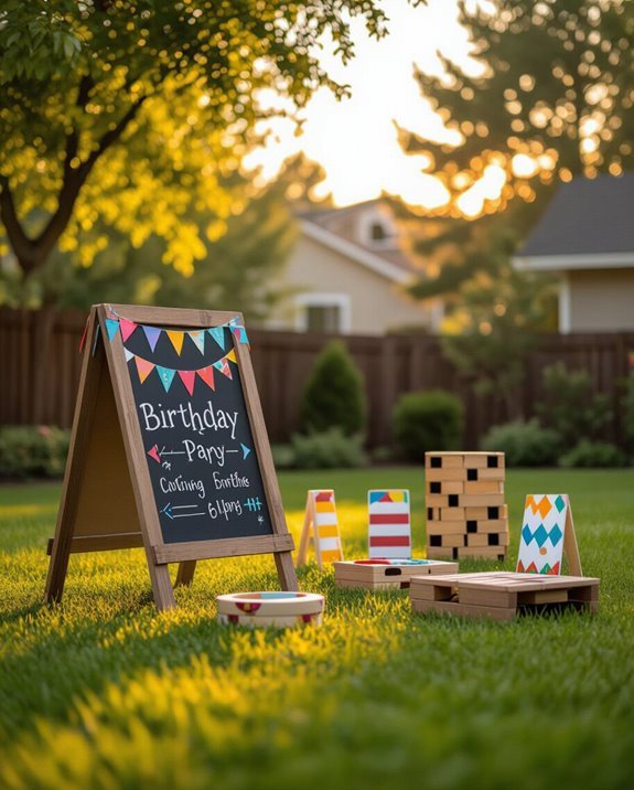 eye catching game zone signage