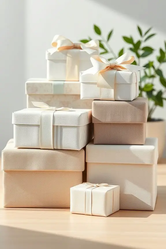 fabric gift box transformation