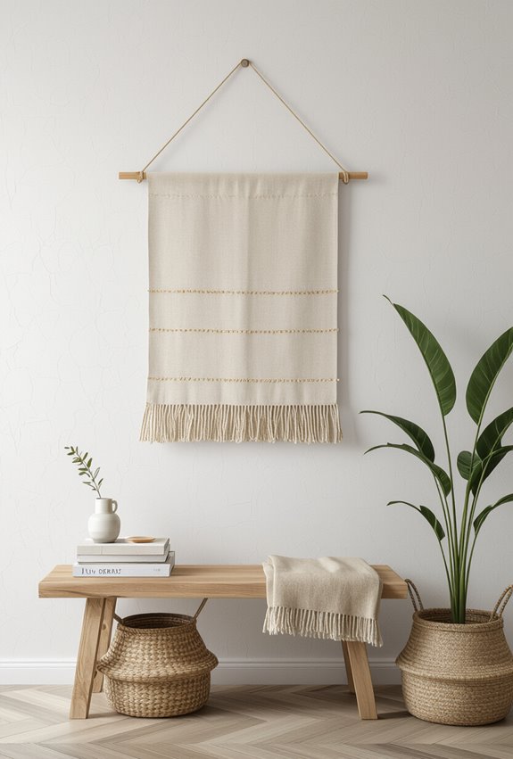 fabric pennants add charm