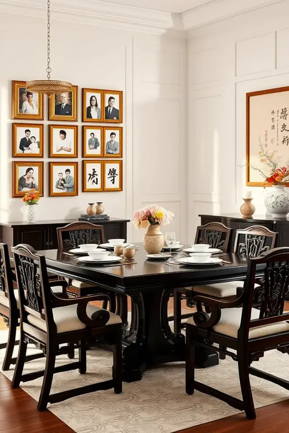family heritage photo display