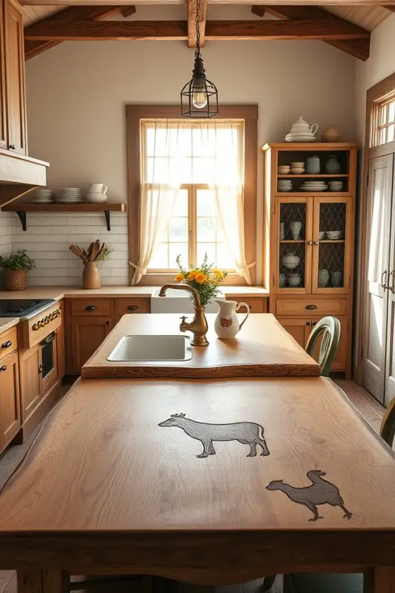 farm animal kitchen decor