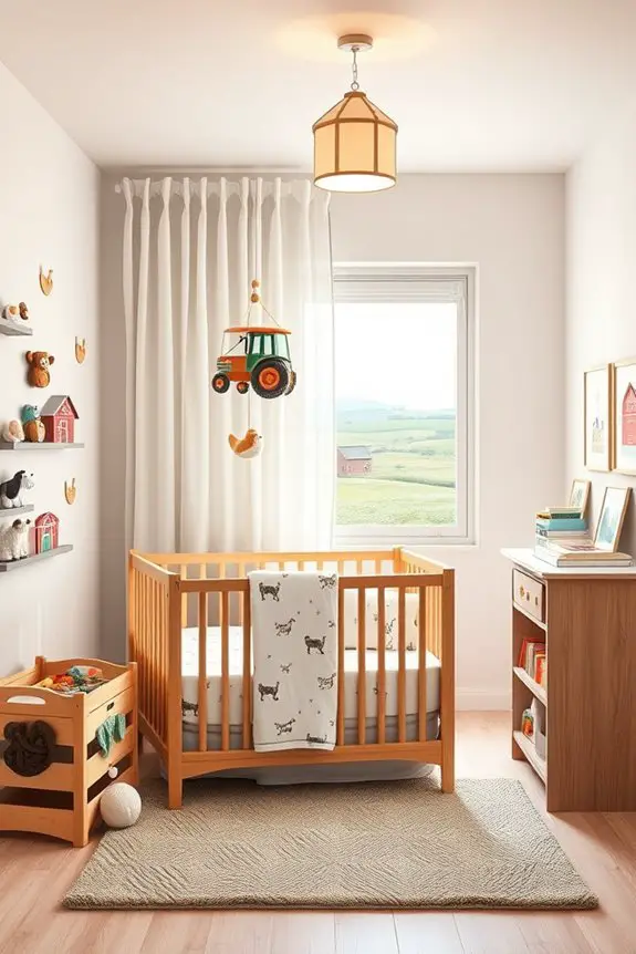 farm themed nursery decor