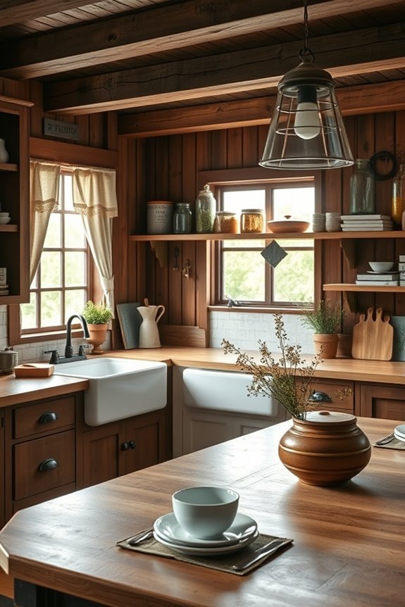 farmhouse charm in kitchens