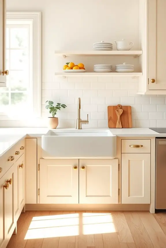 farmhouse charm with cream