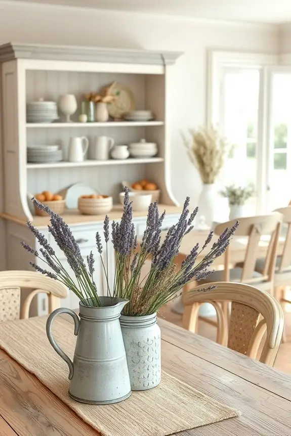 farmhouse hutch organization tips