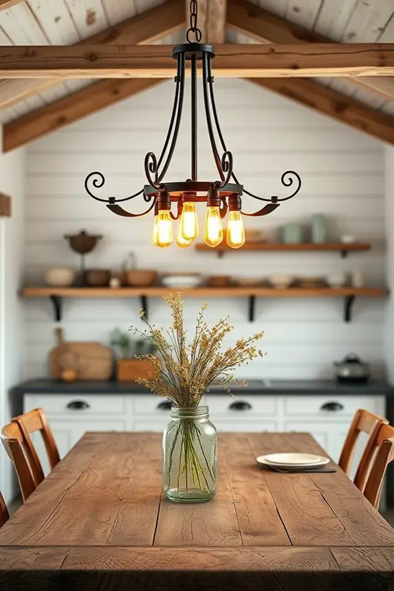 farmhouse lighting fixture ideas