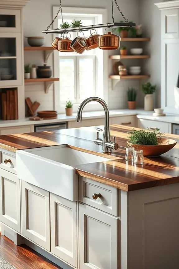 farmhouse sink charm and practicality