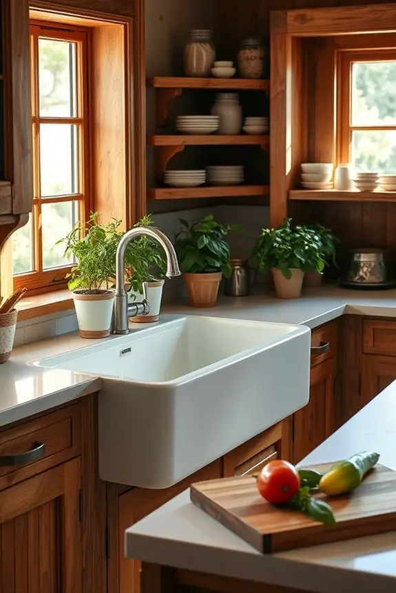 farmhouse sink installation benefits