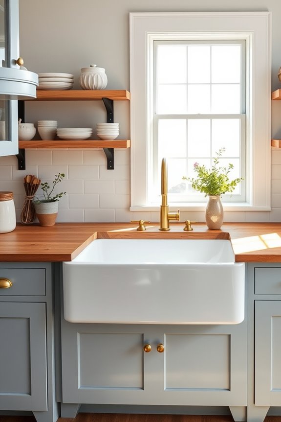 farmhouse sinks enhance kitchens