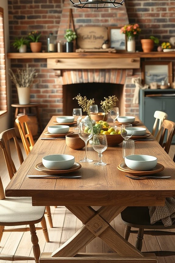 farmhouse tableware dining experience