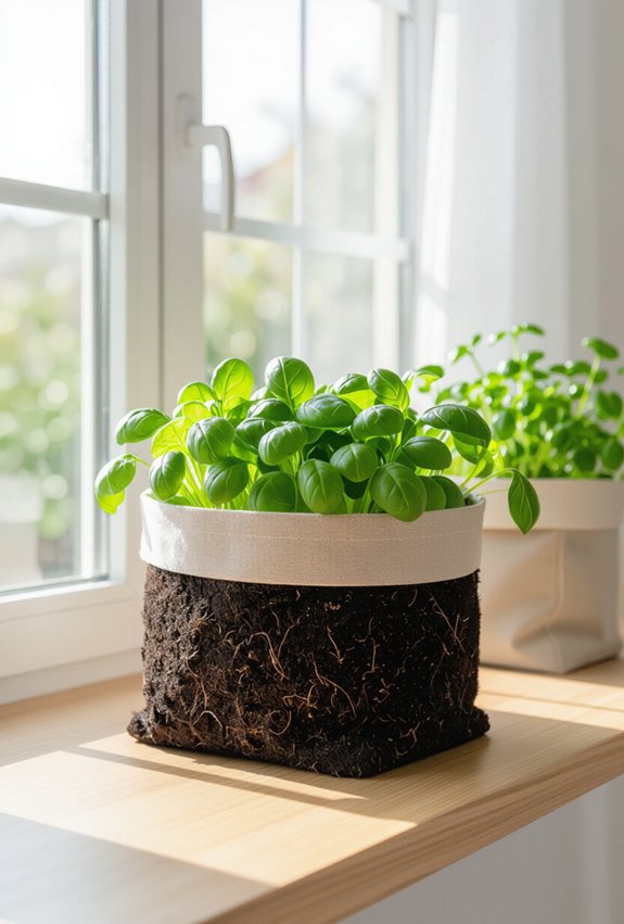 fast baby leaf growbags