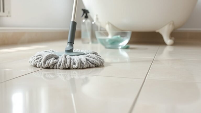 fast bathroom tile cleaning